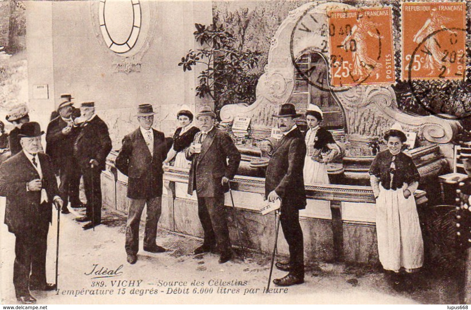 Frankreich D.03  (Allier): Vichy, Source (Quelle) Des Celestine ; Kur - Gesundheit