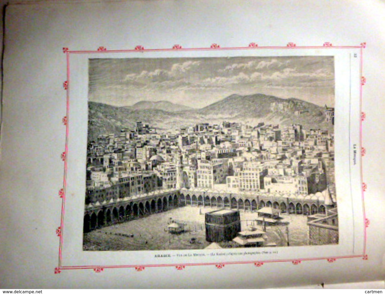 ARABIE ARABIA LA MECQUE PLAQUETTE DE 14 PAGES AVEC GRAVURES ADEN MEDINE LA KAABA 1888 - 1801-1900