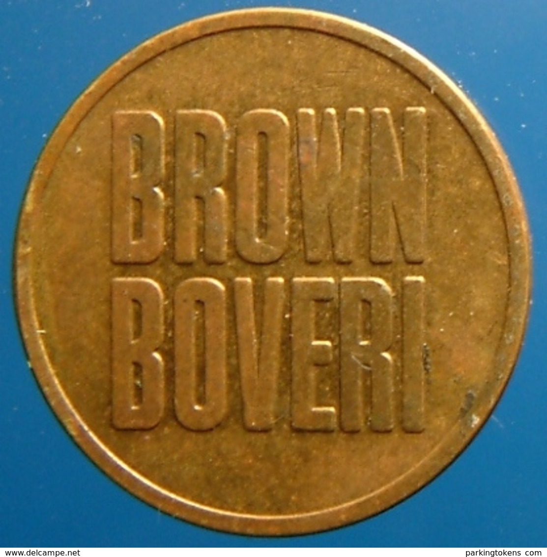 KB059-1 - BROWN BOVERI EME - Rotterdam - B 20.0mm - Koffie Machine Penning - Coffee Machine Token - Professionali/Di Società