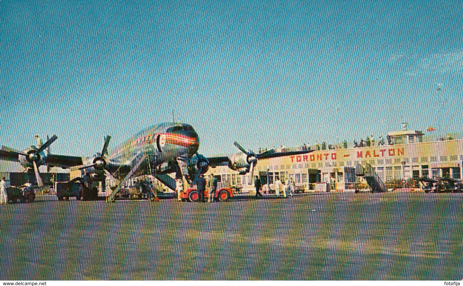 RPPC MALTON AIRPORT TORONTO  TRANS-CANADA AIRLINES - Aeronaves