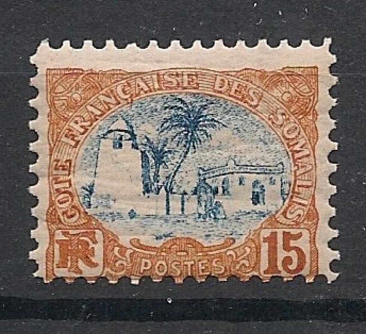 Côte Des Somalis - 1902 - N°Yv. 42 - Mosquée De Tadjourah 15c - Neuf Luxe ** / MNH / Postfrisch - Nuovi