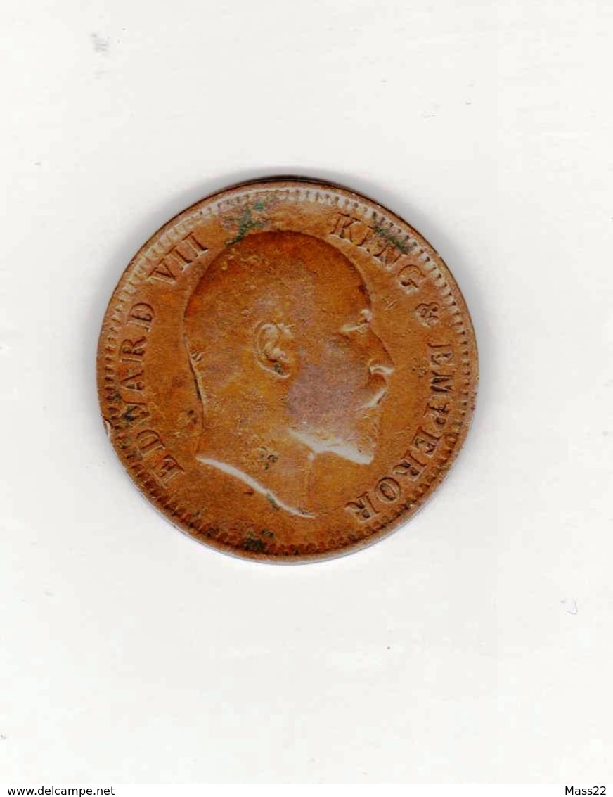 1 Quarter Anna, India, 1907 - India