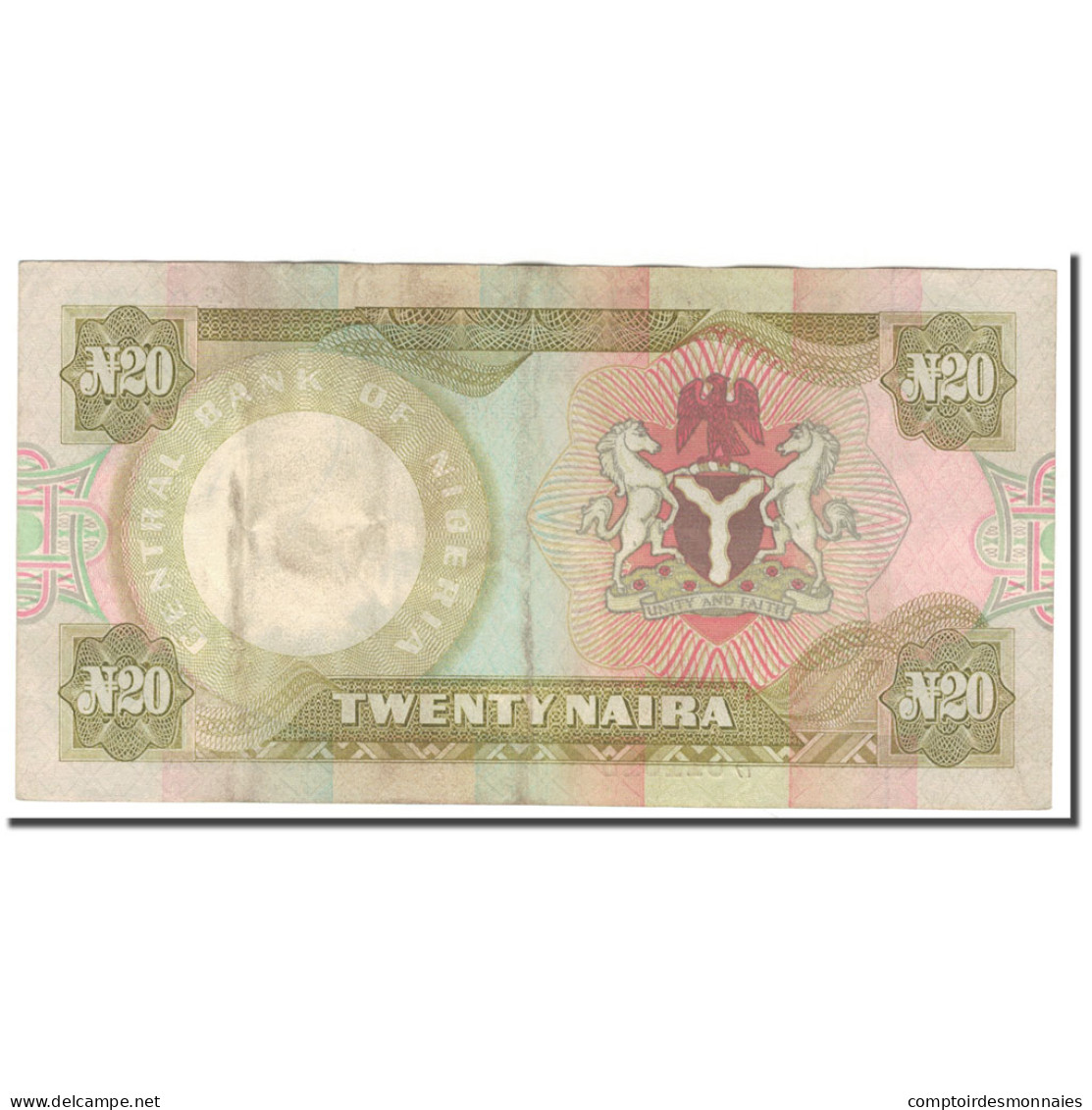 Billet, Nigéria, 20 Naira, KM:18c, TB+ - Nigeria