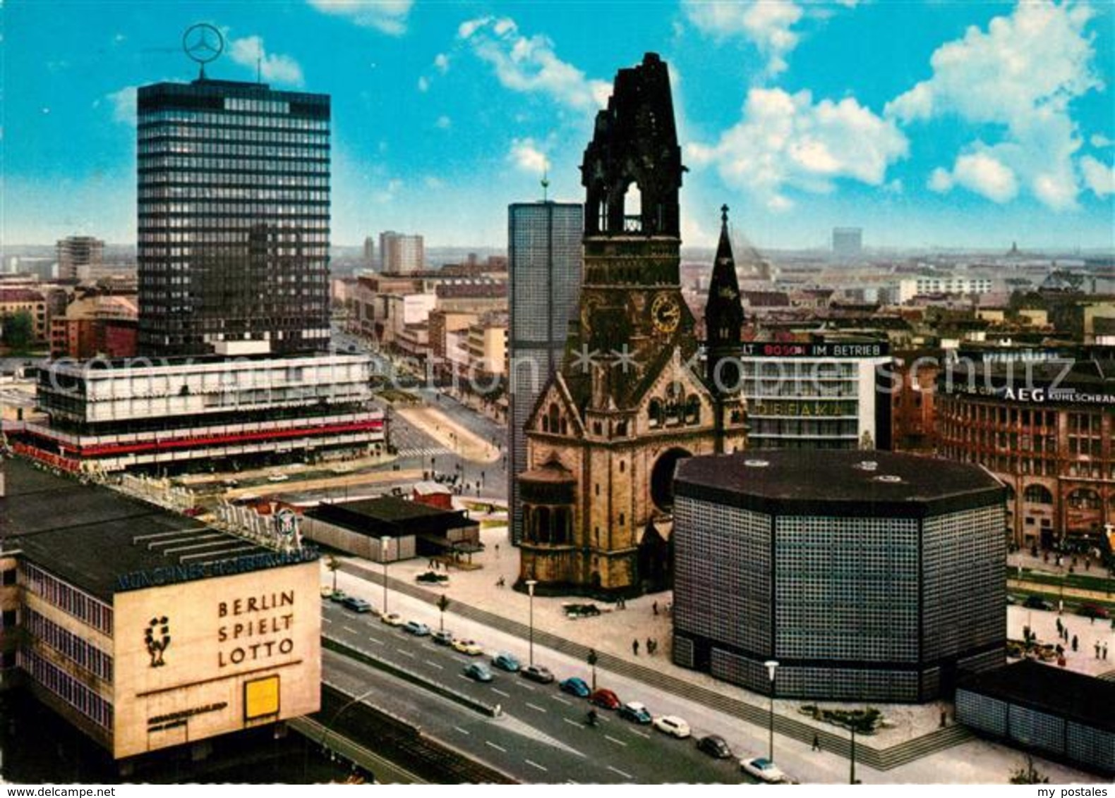 73358118 Berlin Europa Center Kaiser Wilhelm Gedaechtnis Kirche Berlin - Sonstige & Ohne Zuordnung