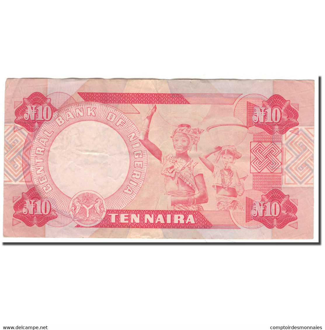 Billet, Nigéria, 10 Naira, KM:25c, TB+ - Nigeria