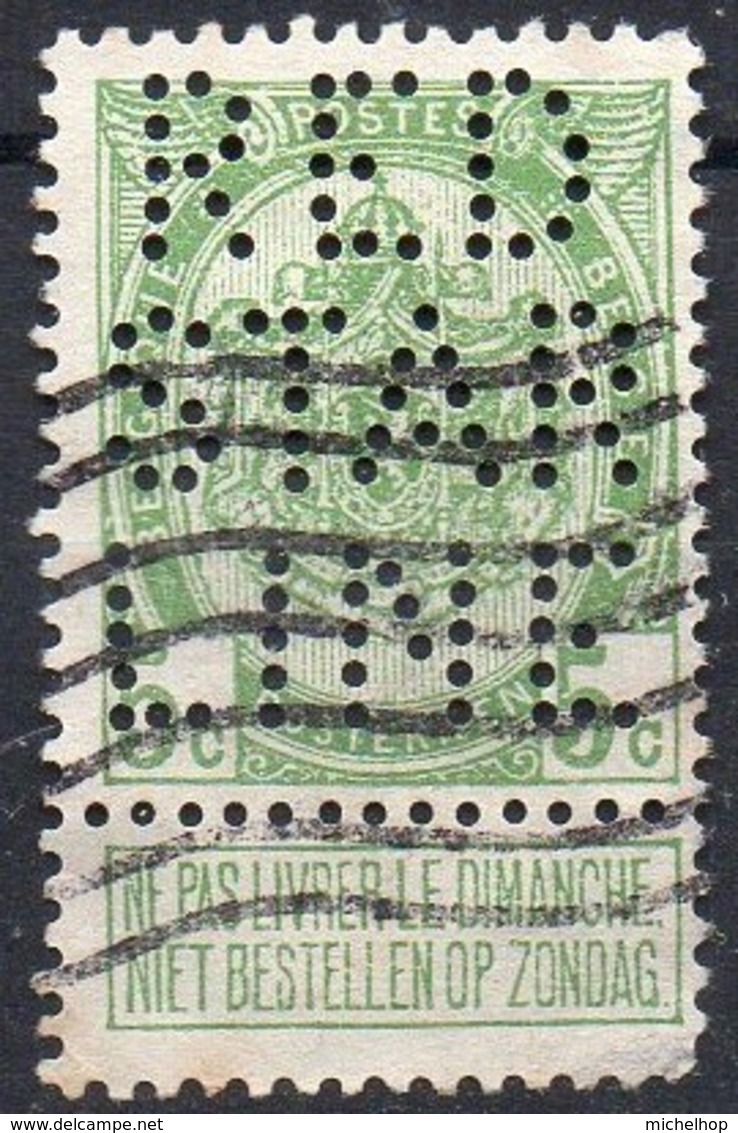 N° 83 Avec Perforation RED STAR LINE - 1863-09