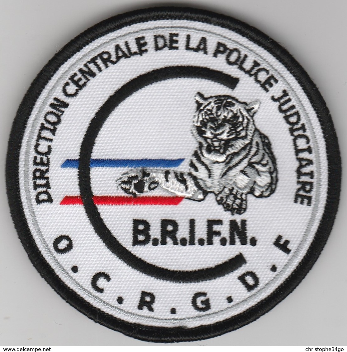 Écusson Police Judiciaire OCRGDF - BRIFN - Police & Gendarmerie