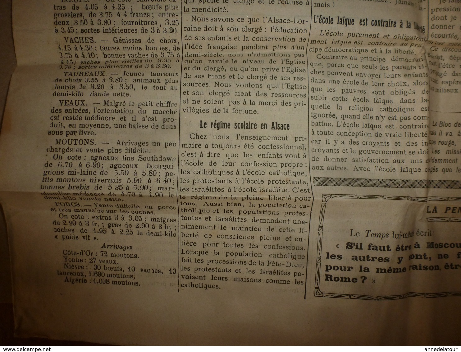 19?? - 18e année -N° 2334 LE REVEIL --Les atrocités du bolchevisme en Géorgie ont fait déjà 10.000 tués ; etc