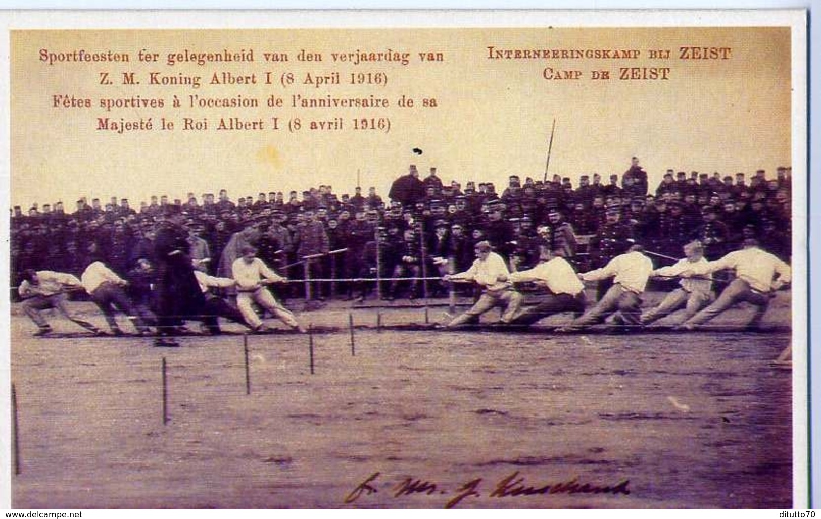 Sportfeesten Fer Gelegenheid Van Den Verjaardag Van Z.m.koning Albert I - Sport - Belgio 1916 - Riproduzione Da Original - Altri & Non Classificati