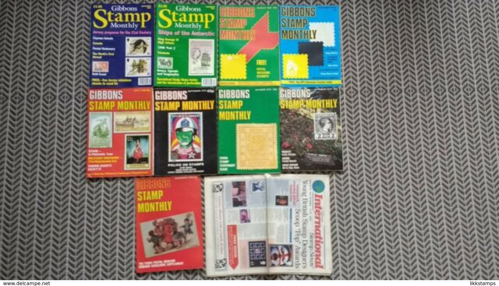 GIBBONS STAMP MONTHLY 1978/1980/1981/1997 VARIOUS ISSUES + 1 STAMP NEWS #L0009 (B6) - Engels (vanaf 1941)