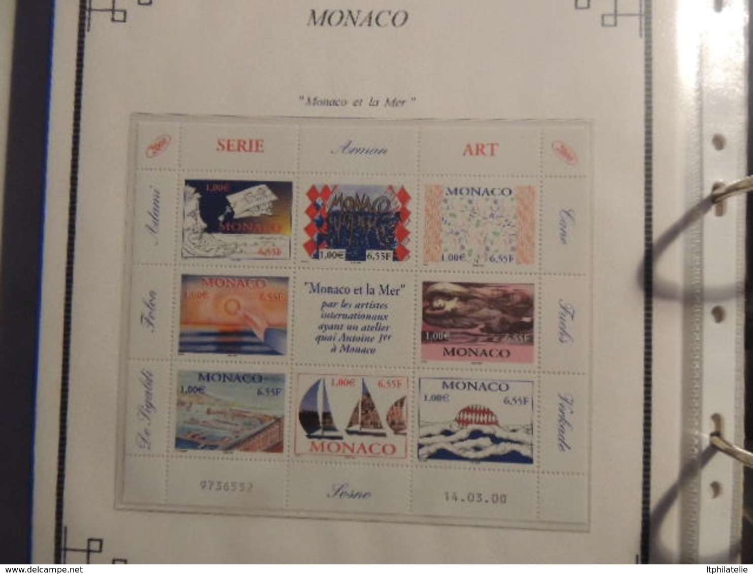 *AFFAIRE MONACO  ANDORE TRES BELLE THEMATIQUE  LES VOILIERS TIMBRES BLOCS ENVELOPPES EPREUVES FEUILLES ENTIERES SUPERBE