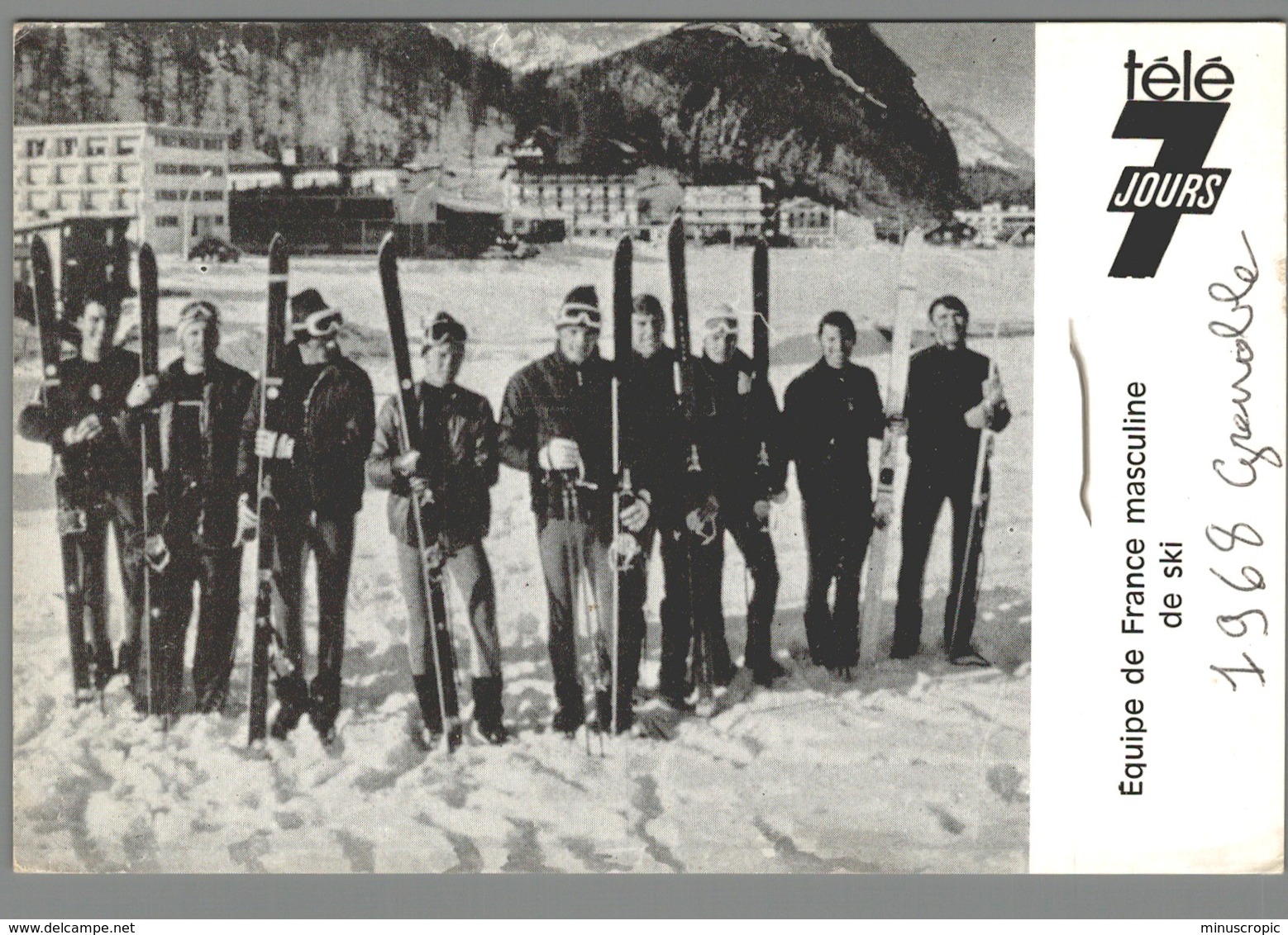 Télé 7 Jours - Equipe De France Masculine De Ski - 1968 - Winter Sports
