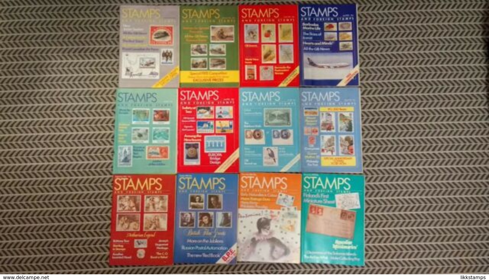 STAMPS AND FOREIGN STAMPS MAGAZINE JANUARY 1985 TO DECEMBER 1985 #L0013 - Englisch (ab 1941)