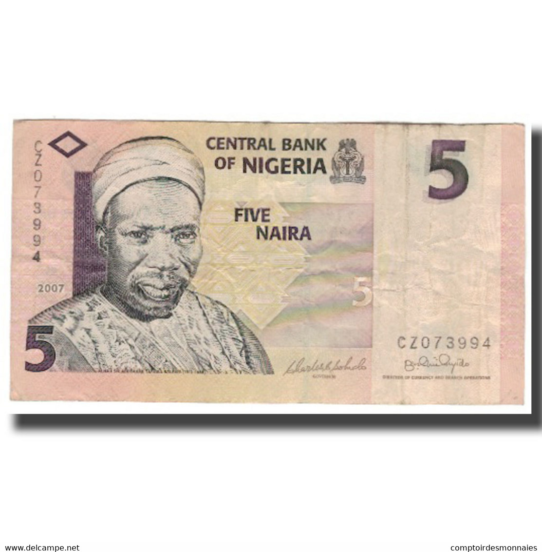 Billet, Nigéria, 5 Naira, 2006, KM:32a, TB - Nigeria