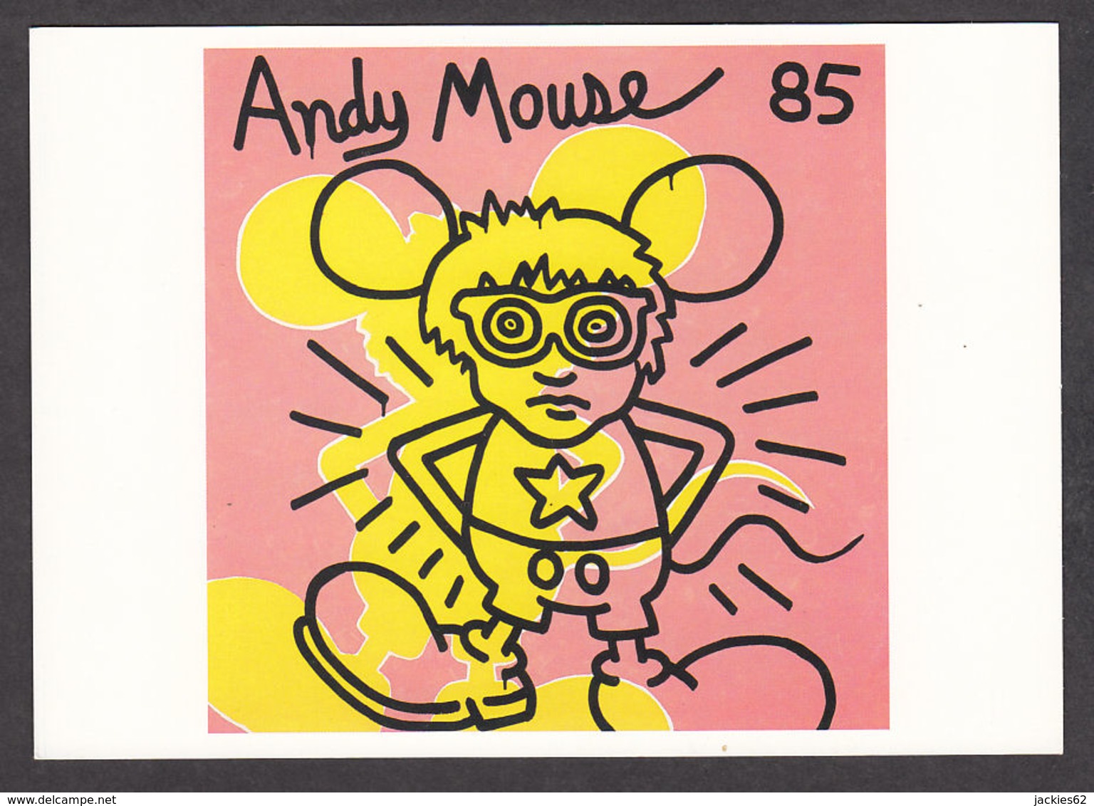 PH119/ Keith HARING, *Andy Mouse, 1985* - Paintings