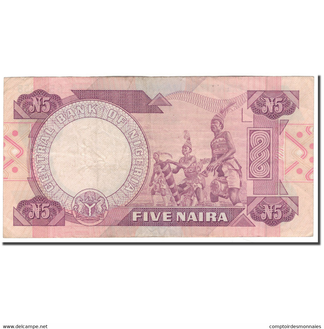 Billet, Nigéria, 5 Naira, KM:24a, TB+ - Nigeria