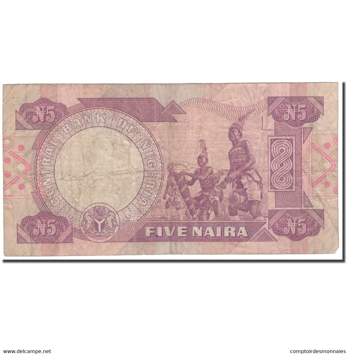 Billet, Nigéria, 5 Naira, KM:24c, B+ - Nigeria