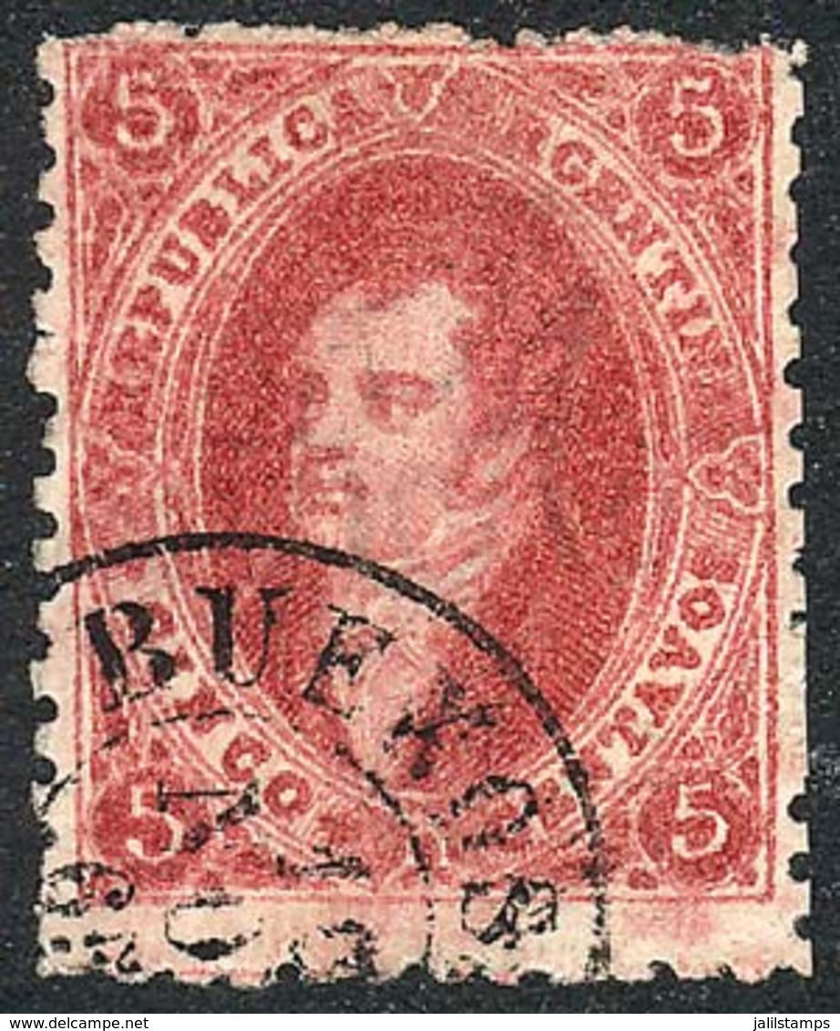 ARGENTINA: GJ.25, 4th Printing, Used In Buenos Aires On 16/NO/1865, Superb! - Brieven En Documenten