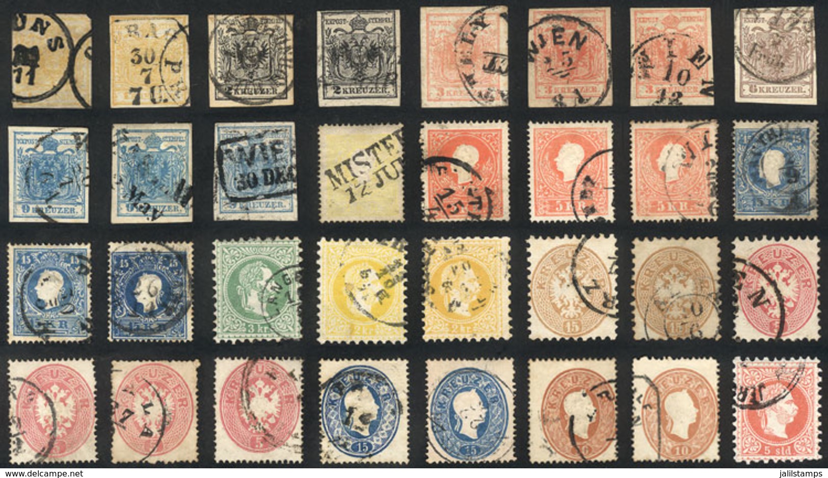 AUSTRIA: Lot Of Classic And Old Stamps, Very Interesting, Scott Catalog Value US$500+, Low Start! - Other & Unclassified