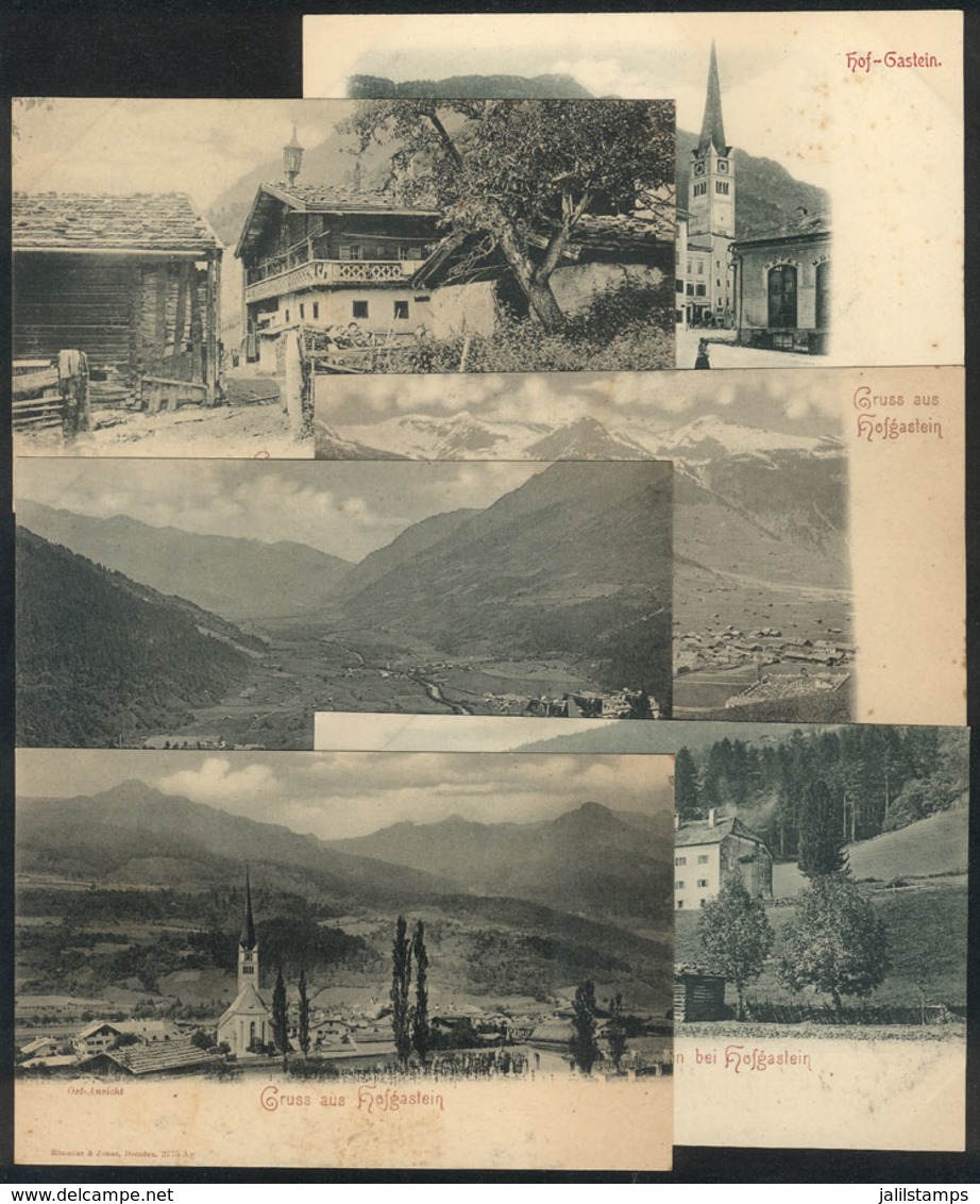 AUSTRIA: HOFGASTEIN: 6 Very Old And Beautiful Postcards, Excellent Views, Fine To VF Quality! - Other & Unclassified