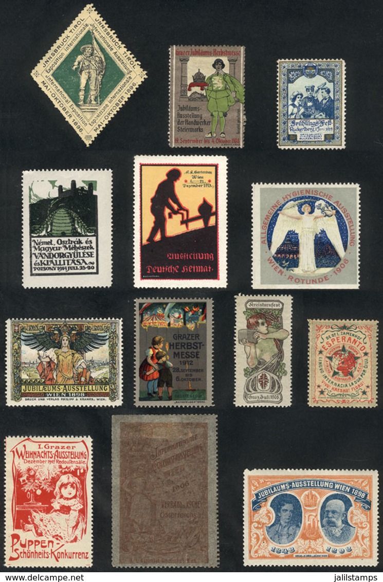 AUSTRIA: 13 Very Old Cinderellas, Most Of VF Quality, Very Thematic And Interesting, LOW START! - Other & Unclassified