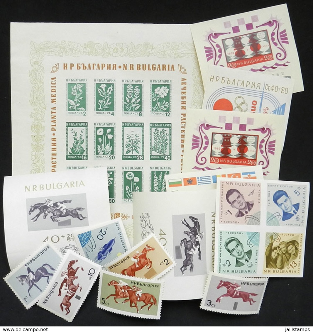 BULGARIA: Lot Of Varied Souvenir Sheets (and Some Sets), VERY THEMATIC, Almost All MNH And Of Very Fine Quality, Little  - Other & Unclassified