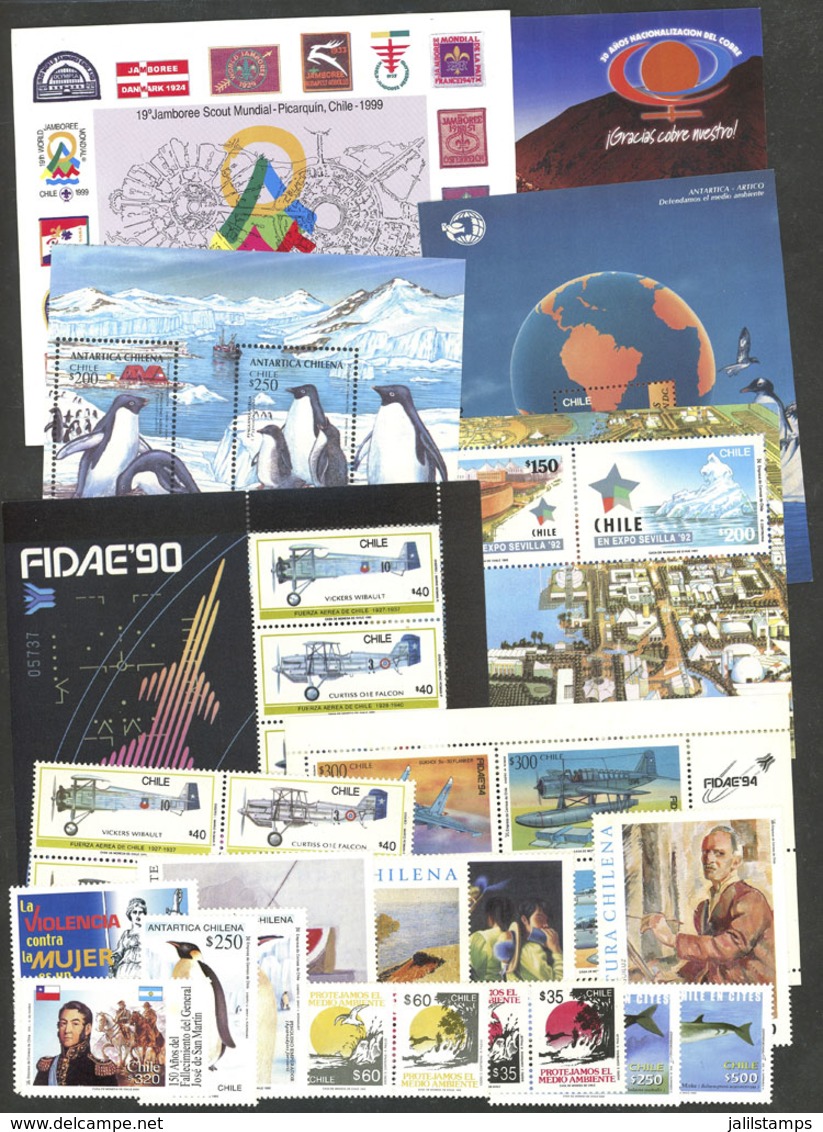 CHILE: Lot Of Modern Stamps, Sets And Souvenir Sheets, VERY THEMATIC, MNH And Of VF General Quality! - Chile