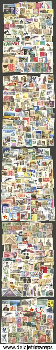 CHINA: Envelope With Many Hundreds Stamps Of All Periods, Used Or Mint Without Gum, Mixed Quality (some With Minor Fault - Other & Unclassified