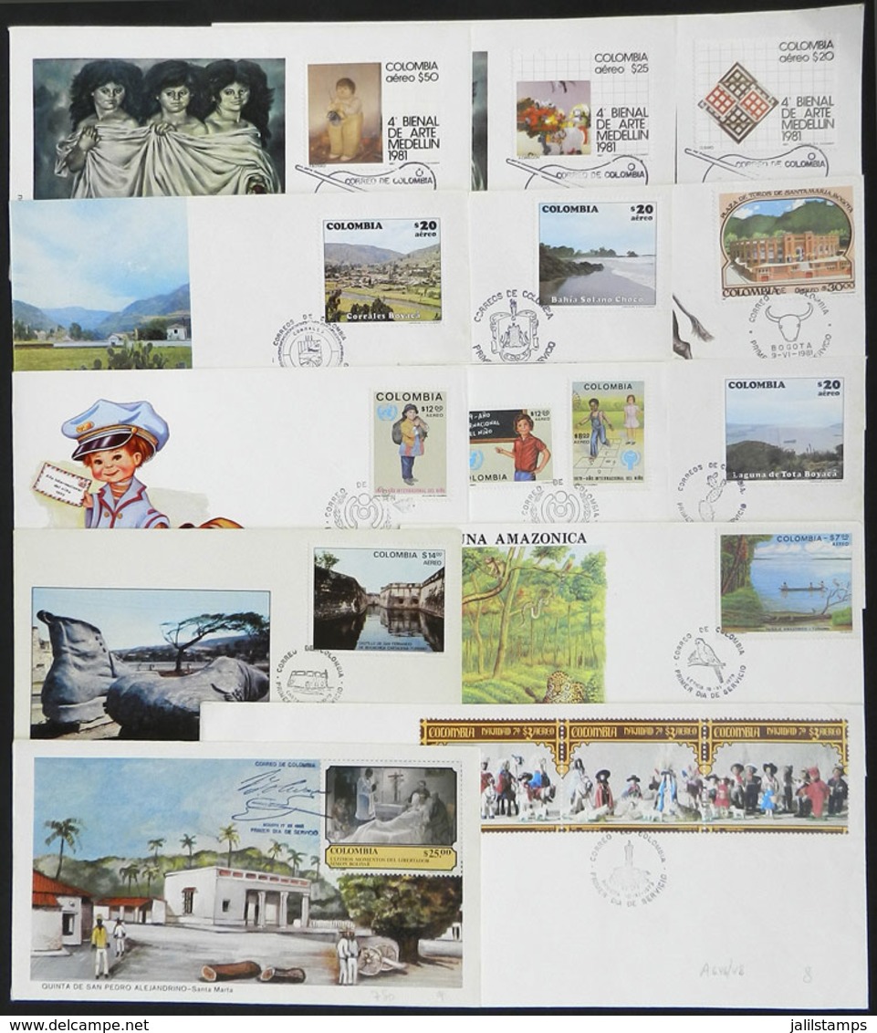 COLOMBIA: Lot Of Modern FDC Covers, Excellent Quality! - Colombia