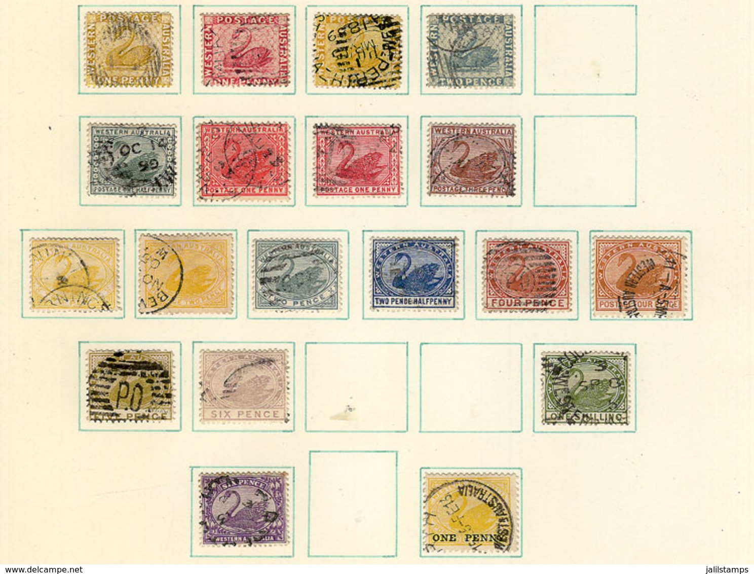 BRITISH COLONIES IN OCEANIA + CANADA: Collection On Album Pages Of Several Hundreds Used And Mint Stamps, Very Fine Gene - Otros & Sin Clasificación