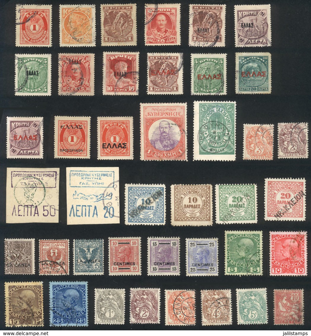 CRETE: Small Lot Of Interesting Stamps, Most Of Fine Quality! - Creta