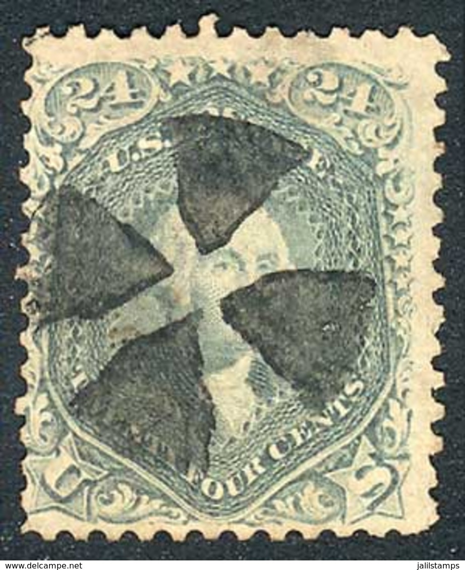 UNITED STATES: Sc.78b, Used With Nice Mute Cancel, Very Fine Quality, Catalog Value US$450. - Andere & Zonder Classificatie