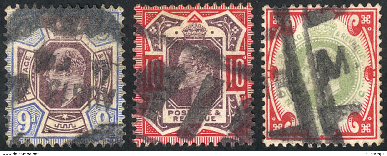 GREAT BRITAIN: Sc.136/138, Used, Fine To Very Fine Quality, Catalog Value US$180. - Other & Unclassified