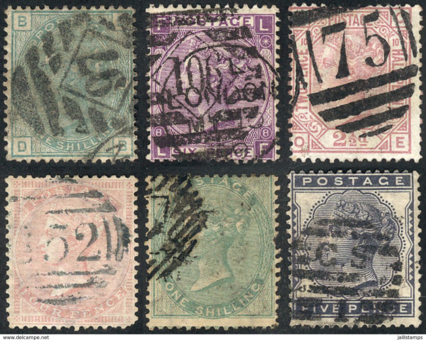 GREAT BRITAIN: Lot Of Used Stamps, Fine General Quality, Scott Catalog Value US$750+ - Otros & Sin Clasificación