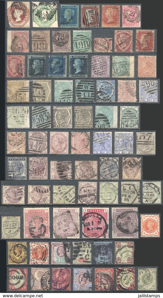 GREAT BRITAIN: Lot Of Old Stamps, Most Of Fine Quality (some With Minor Faults), VERY HIGH CATALOGUE VALUE, Good Opportu - Other & Unclassified