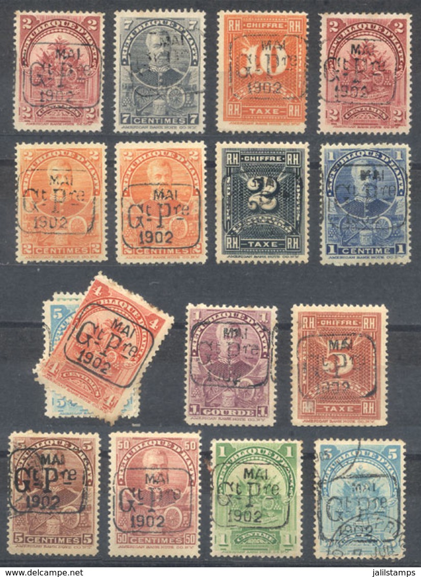 HAITI: Small Lot Of Old Stamps, All Forgeries, Interesting Lot For The Especialist. - Haití