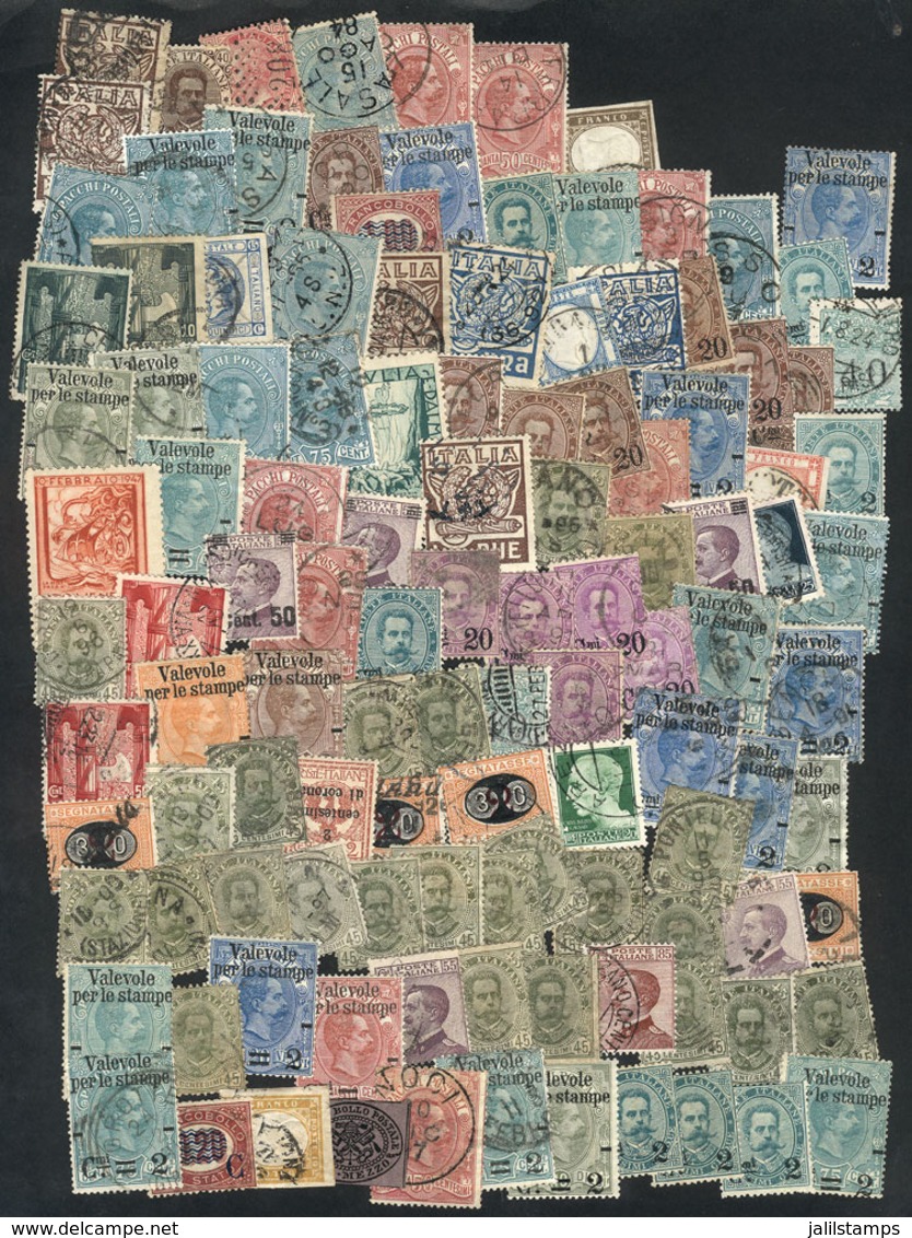 ITALY: Lot Of Old Stamps, Most Used, VF General Quality, HIGH CATALOG VALUE, Perfect Lot For Retail Resale With Importan - Sin Clasificación