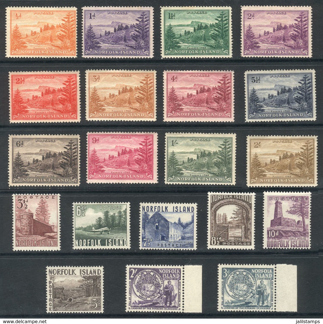 NORFOLK: Sc.1/99, The Country Complete Until The Year 1966, Excellent Quality (many Examples Are Unmounted), Catalog Val - Otros & Sin Clasificación