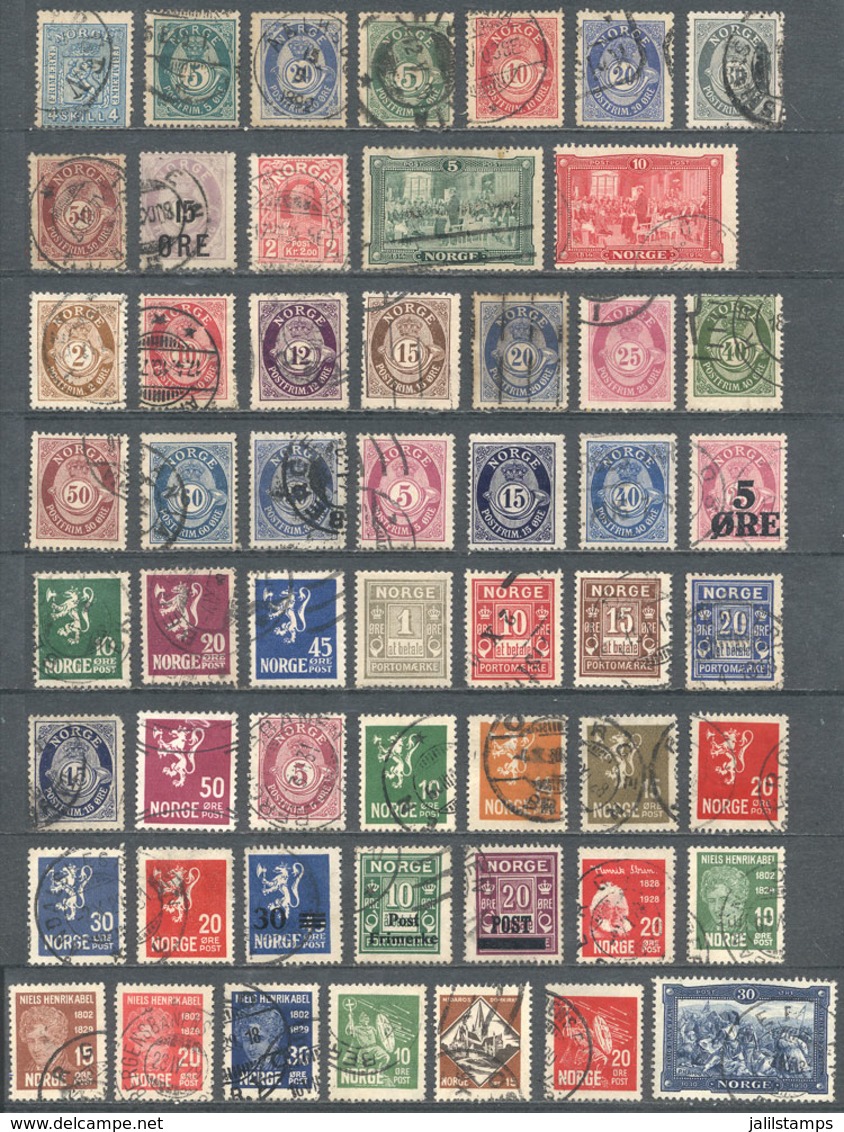 NORWAY: Lot Of Old Stamps, Most Of Fine To VF Quality, Low Start! - Other & Unclassified