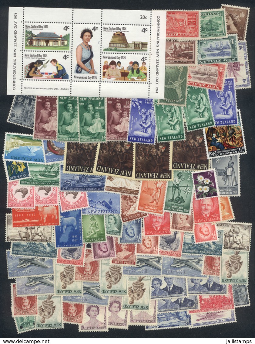 NEW ZEALAND: Lot Of VERY THEMATIC Stamps And Sets, Most Never Hinged (some Lightly Hinged), Very Fine General Quality. S - Otros & Sin Clasificación