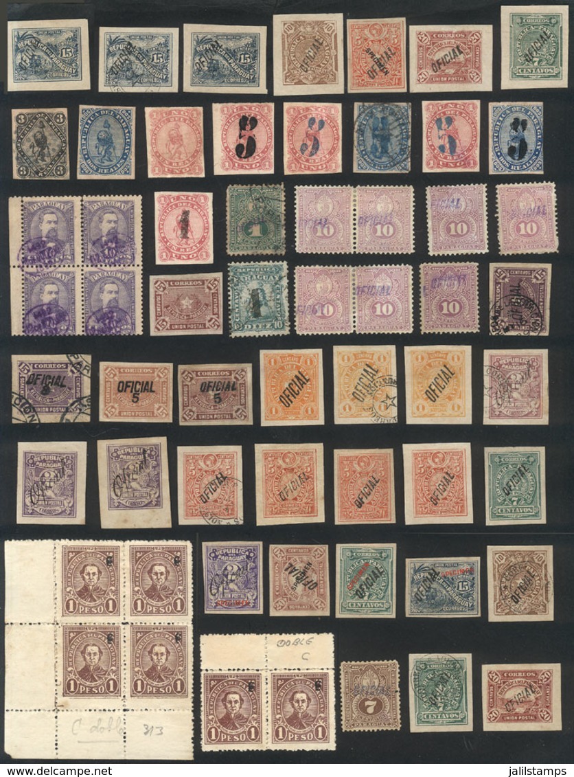 PARAGUAY: Lot Of Classic And Old Stamps, Including Several Examples Of High Value, Some With Minor Fauls, Others Of VF Q - Paraguay