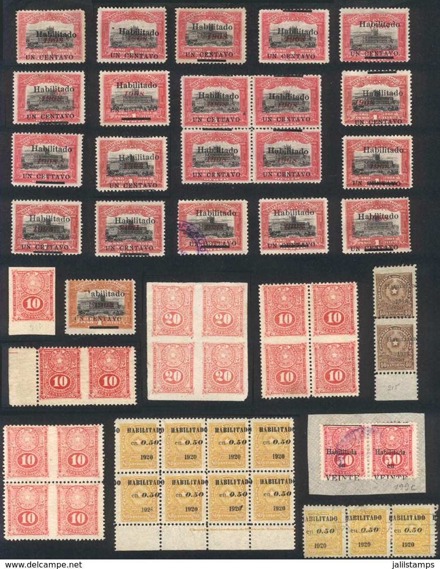 PARAGUAY: More Than 100 Stamps, Pairs Or Blocks Of 4, Used Or Mint Without Gum, Some With Minor Faults And Others Of Fin - Paraguay