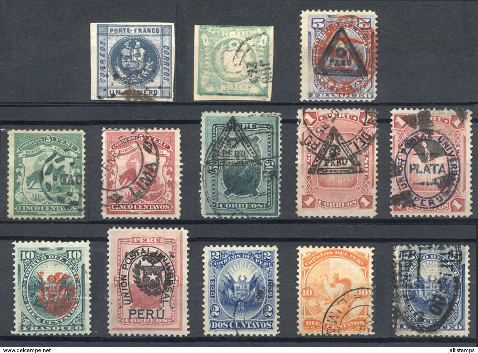 PERU: Interesting Small Lot Of Old Stamps, Very Fine General Quality, Low Start. - Peru