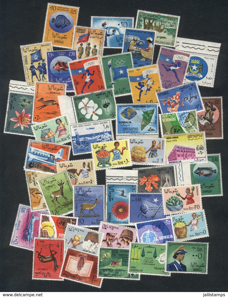 SOMALIA: Lot Of Very Thematic Sets, Never Hinged And Of Excellent Quality, Scott Catalog Value Over US$43. - Somalie (1960-...)