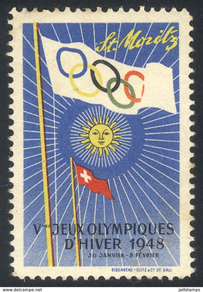 SWITZERLAND: Winter Olympic Games St Moritz 1948, Very Handsome. - Other & Unclassified