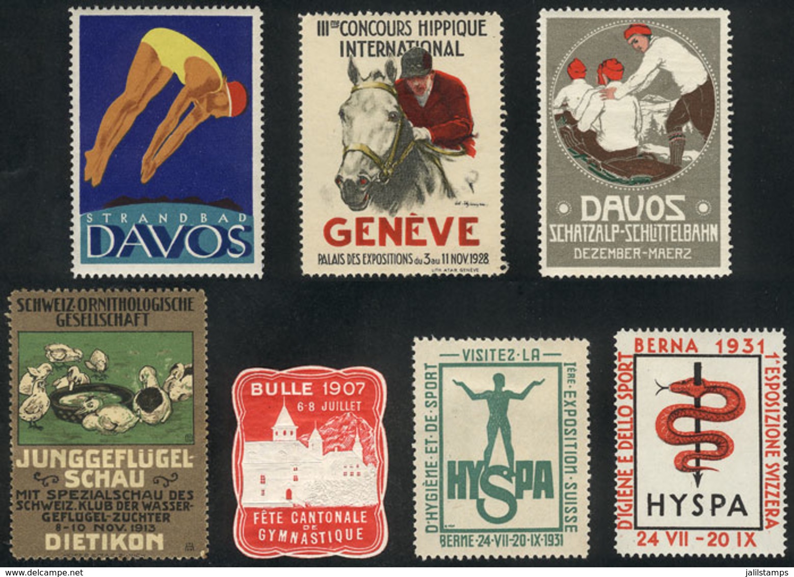 SWITZERLAND: Topic SPORT: 7 Old Cinderellas, Very Nice! - Other & Unclassified