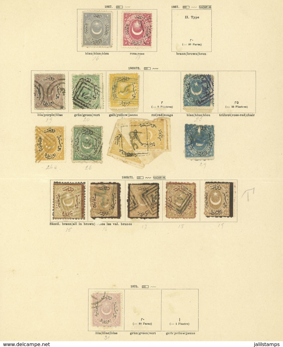 TURKEY: Collection On 11 Pages Of An Old Album, Including Scarce Stamps, Mixed Quality (from Some With Defects To Others - Other & Unclassified