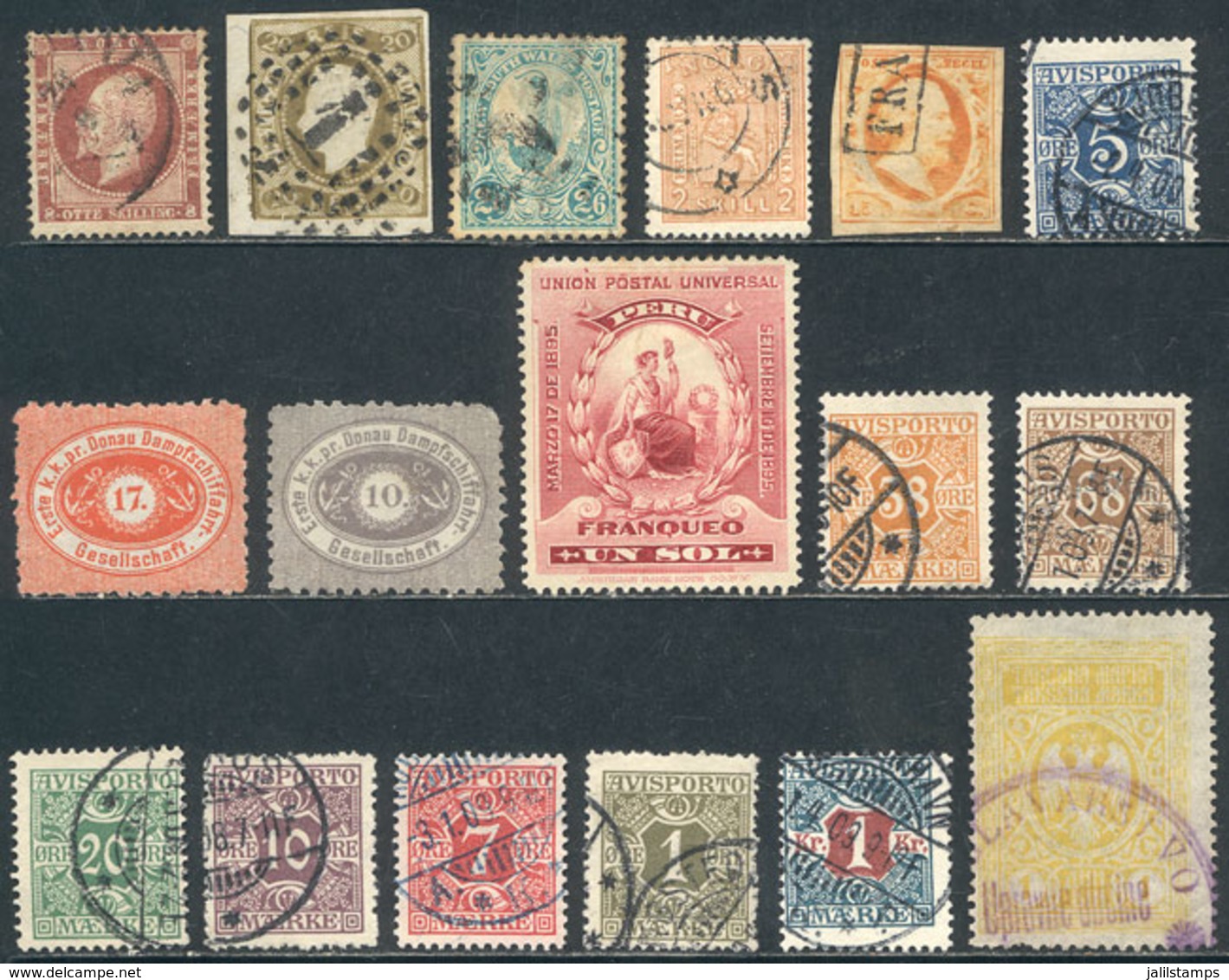 WORLDWIDE: Lot Of Interesting Stamps Of Varied Countries, General Quality Is Fine To VF, Including Several Classics, Sco - Otros & Sin Clasificación