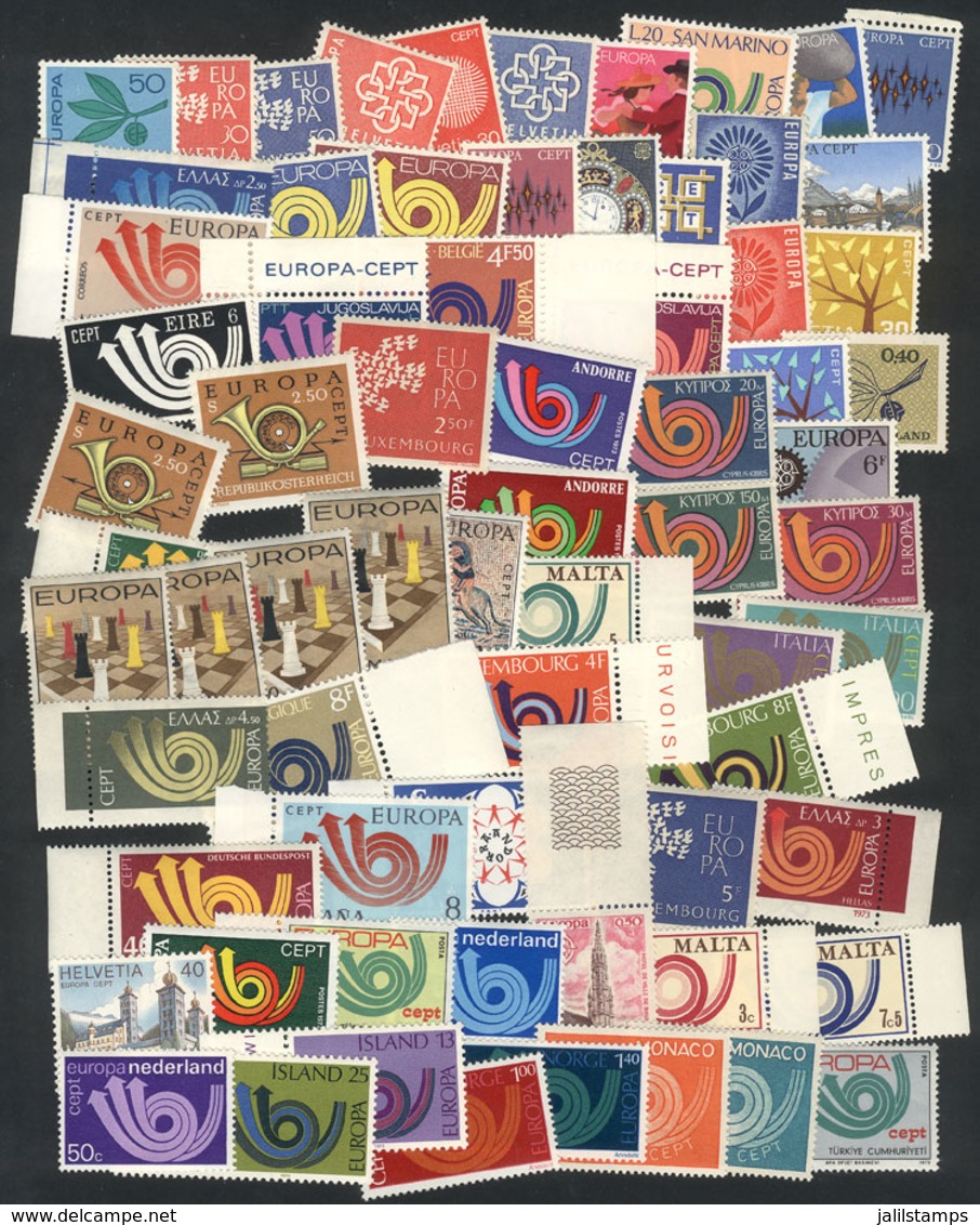 WORLDWIDE: TOPIC EUROPA: Lot Of Stamps And Sets, Most MNH And Of Very Fine Quality (some Of Switzerland With Hinge Or Fe - Other & Unclassified
