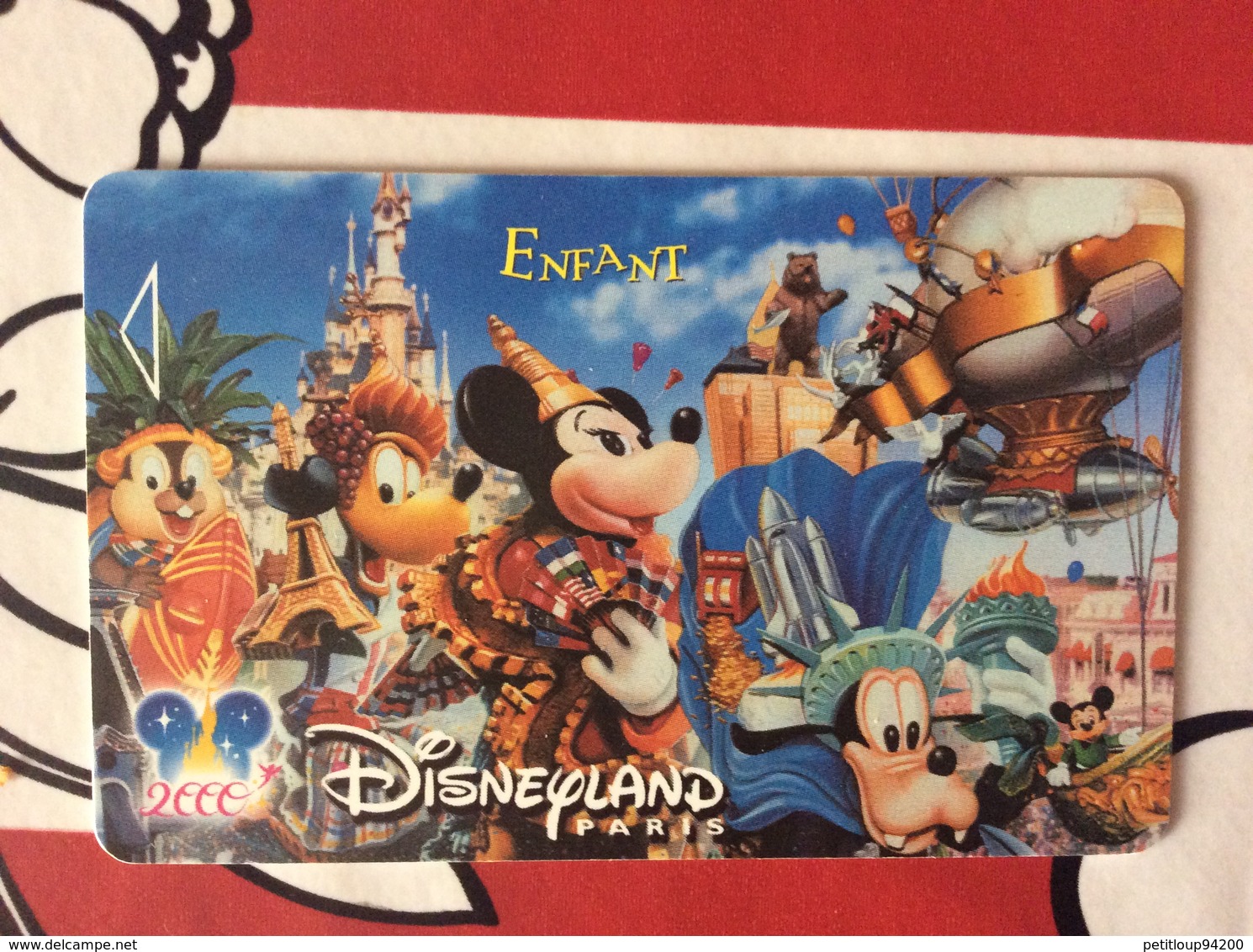 5 PASSEPORTS DISNEYLAND Paris  *Mickey *Dumbo Etc... - Passeports Disney